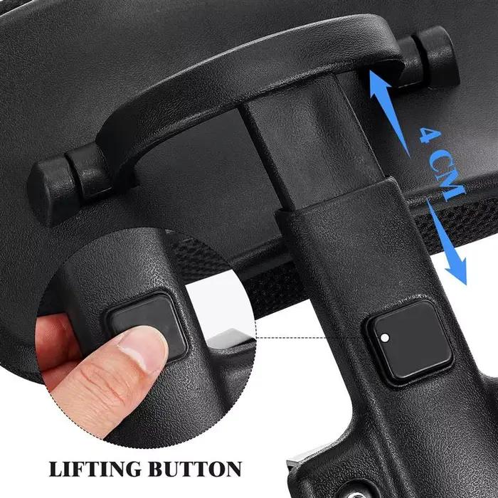 Nouveau 2024 – Appuie-tête réglable pour chaise de bureau, coussin cervical pivotant en maille pour