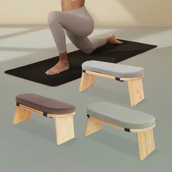 Tabouret de méditation pliable et ergonomique, résistant aux rayures, résistant aux chocs