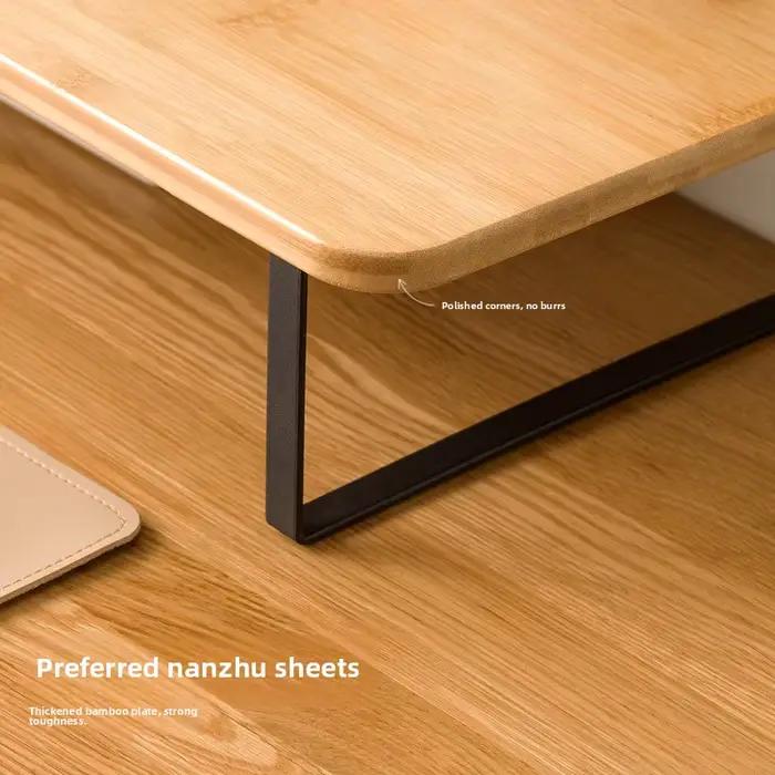 Support de rehaussement pour ordinateur de bureau, support de rangement pour bureau, support de base