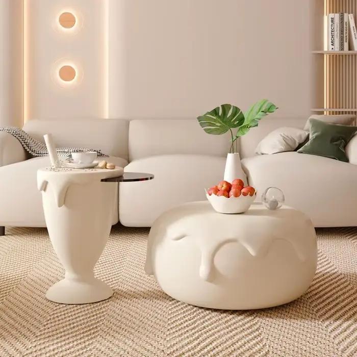 Salon Glam Table Basse luxe Kawaii chambre Table Basse moderne minimaliste Glam Table Basse Design m