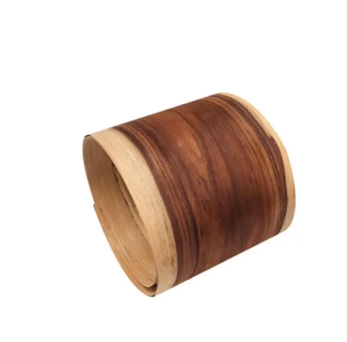 L:2.4 mètres largeur: 210mm T:0.5mm bois massif pur avec bord blanc brindille acide brésilienne plac