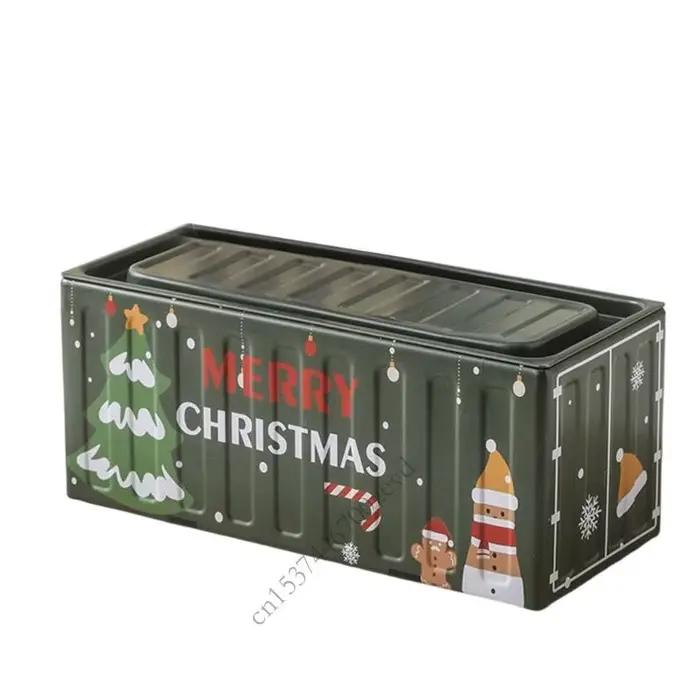 Boîte rangement moderne Conteneur en métal durable pour décoration bureau à domicile P9YB