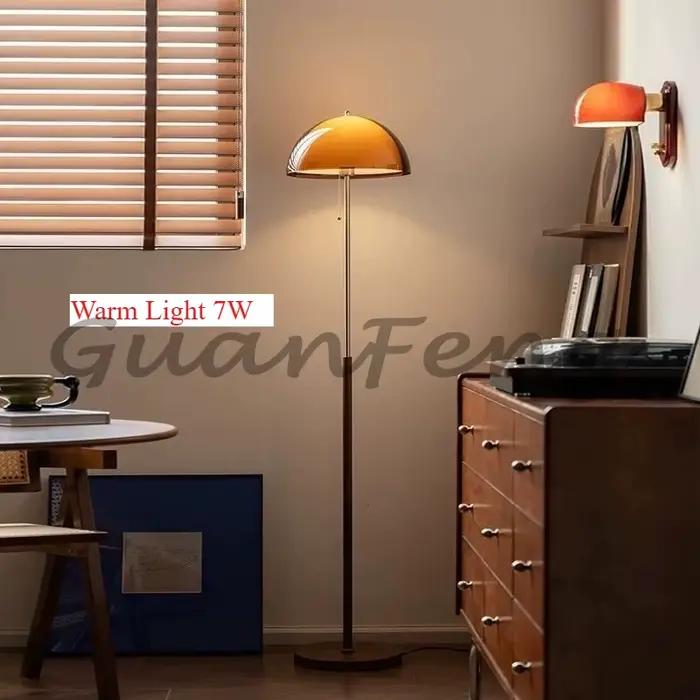Lampe sur pied de style vintage, rétro français, pour salon, côté canapé, lumière d'ambiance, lampe
