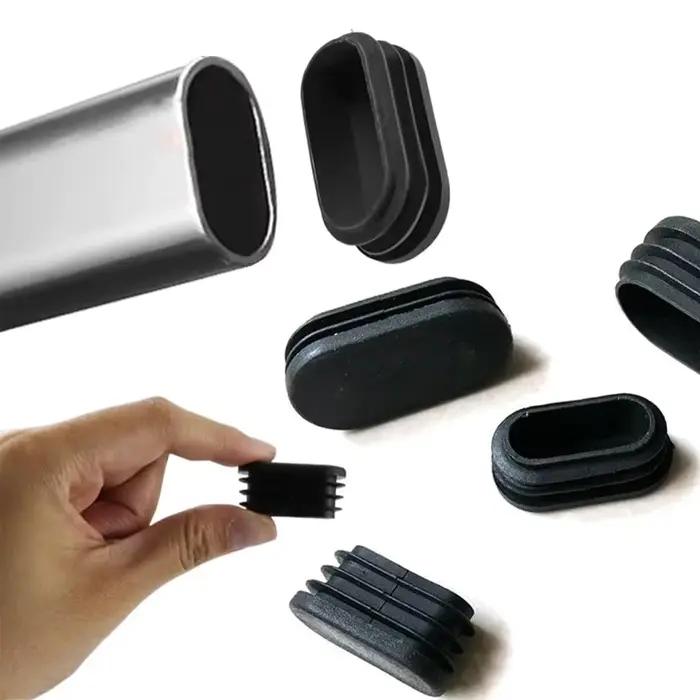 Embout de Protection Anti-Poussière pour Pied de Table, Tube Ovale, pour Chaise, Chaussette de Prote
