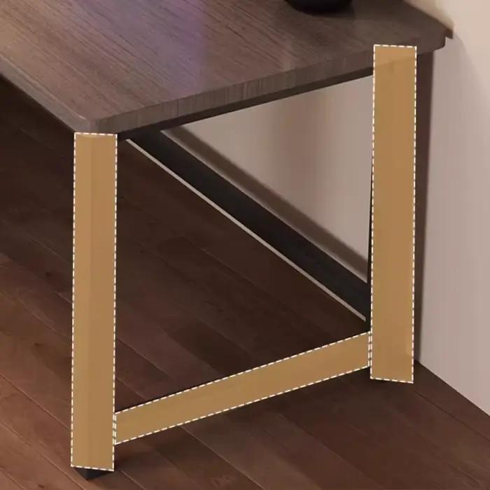 Bureau de travail moderne et minimaliste en bois pour la maison et le bureau