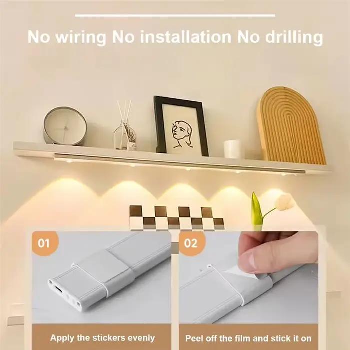 Lumière LED avec capteur de mouvement pour sous-meuble