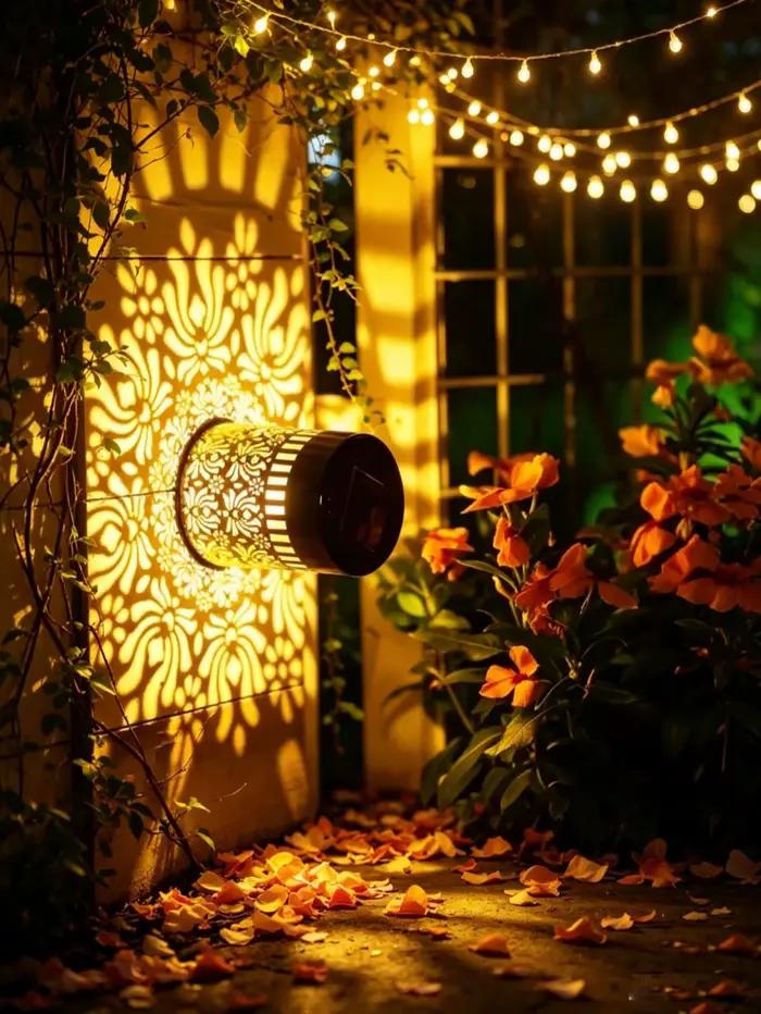 Lampes solaires Lotus et Pivoine
