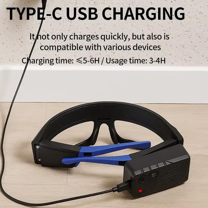 Nouvelle lampe à lunettes multifonctionnelle XTE avec chargement de Type C