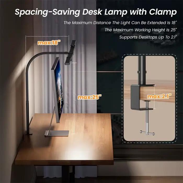 Lampe de bureau LED pour le soin des yeux