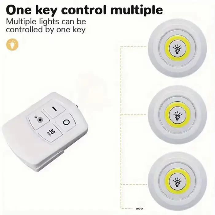 Veilleuse LED à Intensité Variable pour Sous-Meubles Éclairage Doux avec Télécommande Blanc Bleu Marine Vert Foncé Occasions Spéciales
