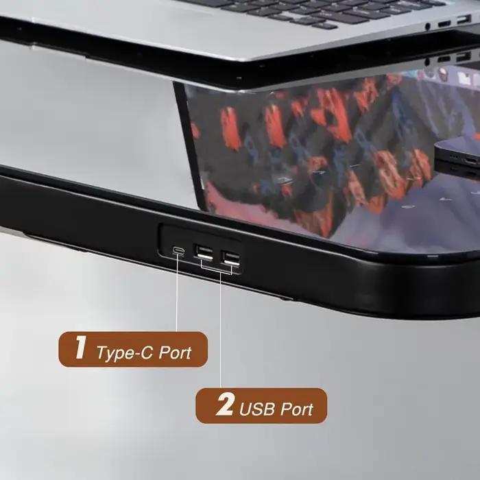 Pour bureau debout en verre électrique avec commande tactile