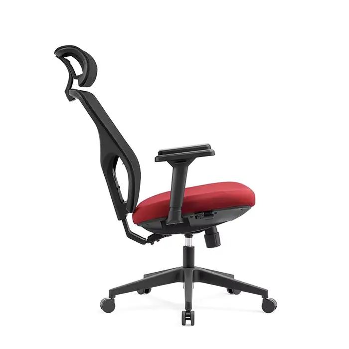 Chaise de bureau ergonomique en maille à dossier haut