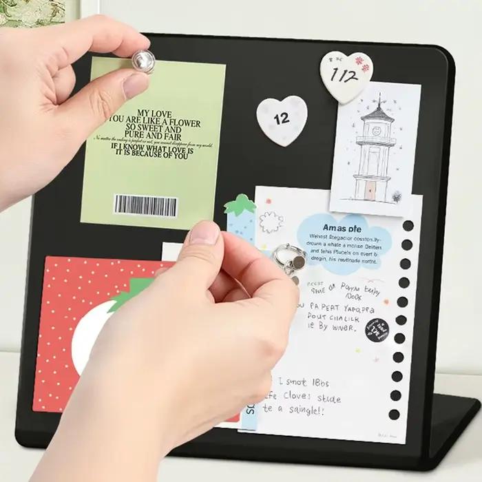 Tableau magnétique en métal pour messages