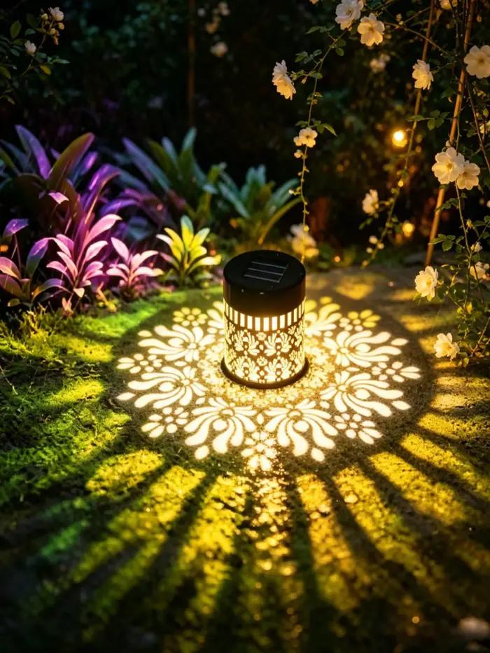 Lampes solaires Lotus et Pivoine