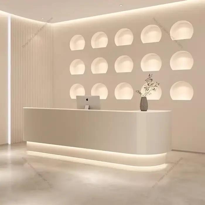Bureaux de réception nordiques de Style crème