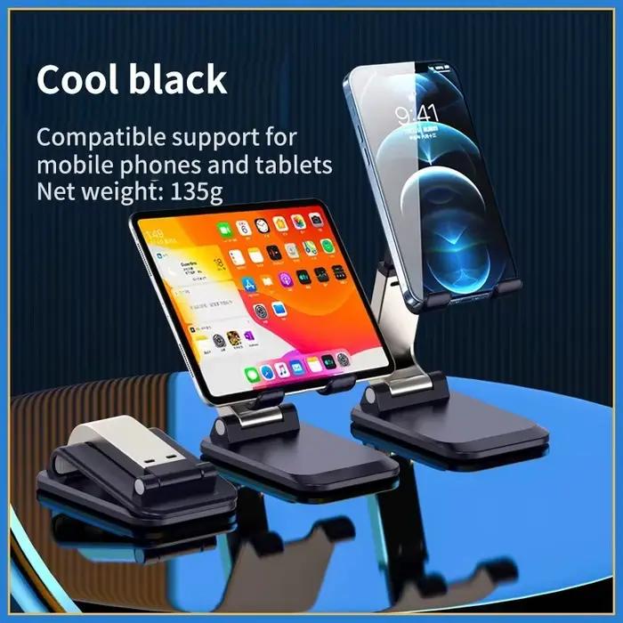 Support de téléphone portable de bureau pour iPhone iPad Xiaomi, support de tablette réglable pour bureau, support universel pour téléphone portable de table