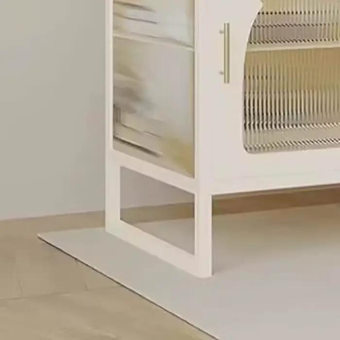 Kawaii élégant Table De chevet français nordique moderne pieds en métal