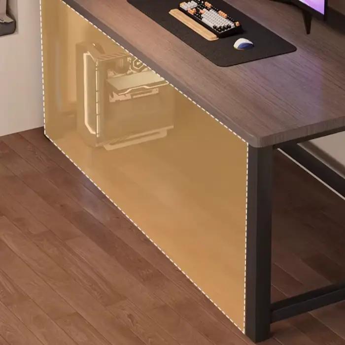 Bureau de travail moderne et minimaliste en bois pour la maison et le bureau