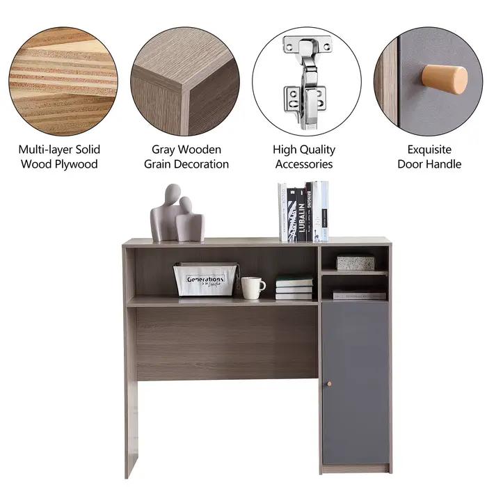 Armoire de rangement moderne rama dymasty en bois avec cadre métal pour rangement et décoration élégante à offrir pour cuisine et salon occasions spéciales