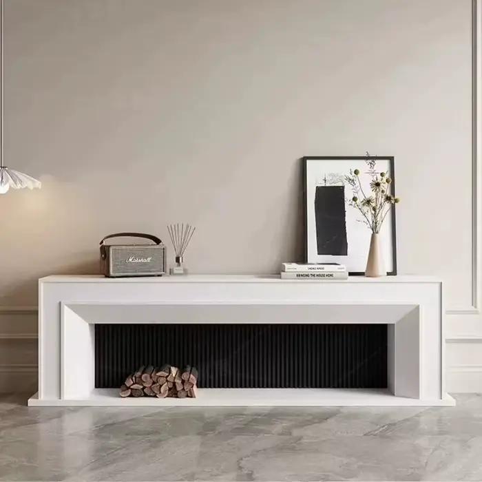 Meuble TV blanc moderne pour salon