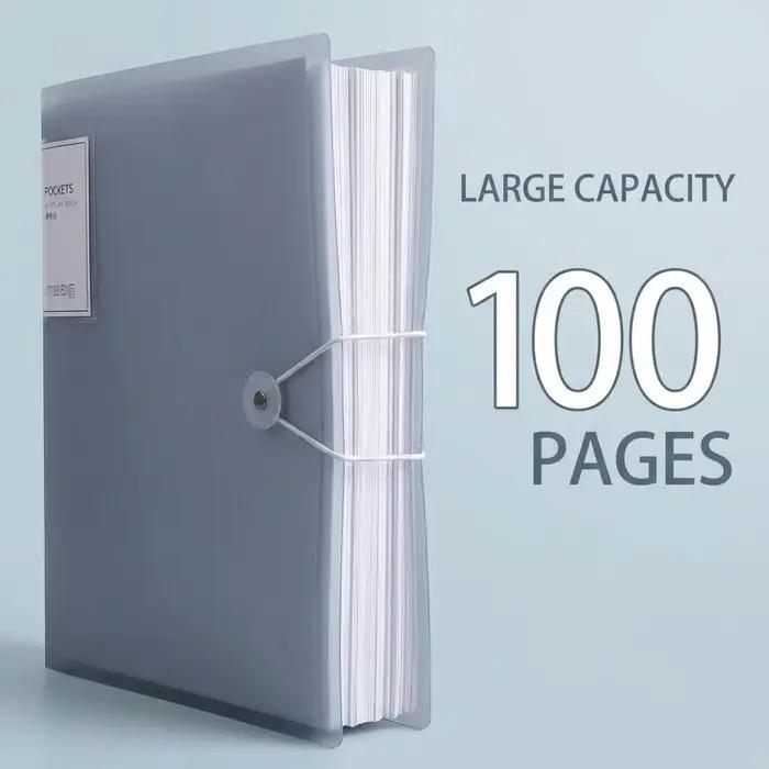 Dossier de présentation gris à pochettes