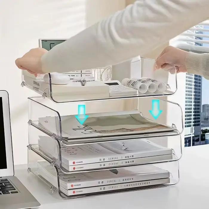Plateau de fichiers de bureau Transparent