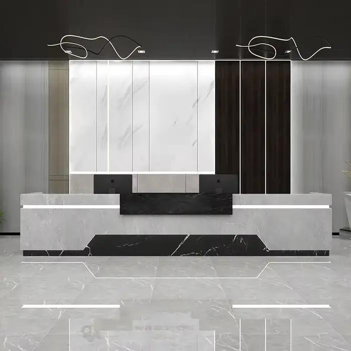 Bureau De réception Design De beauté Salon moderne Simple comptoir De Bar De luxe