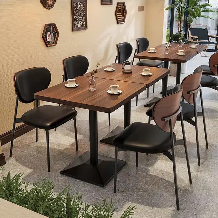Table et chaise de bistro rétro Commercial Internet célébrité Bar