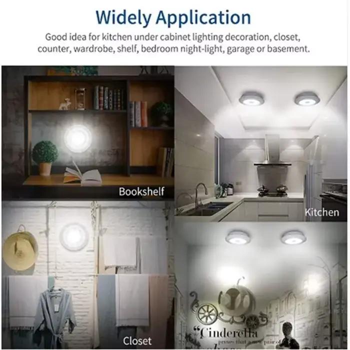 Veilleuse LED à Intensité Variable pour Sous-Meubles Éclairage Doux avec Télécommande Blanc Bleu Marine Vert Foncé Occasions Spéciales