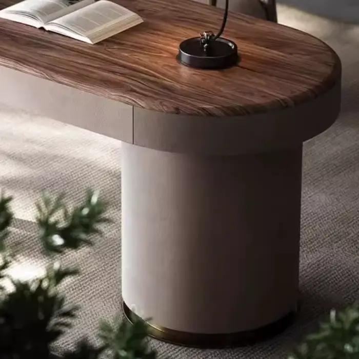 Bureau moderne en noyer noir de luxe élégant pour bureau à domicile occasions spéciales femmes hommes装饰去掉后的内容,保持中文意思不变。