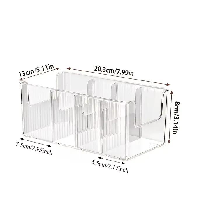 Boîte de rangement en plastique moderne avec compartiments pour médicaments et fournitures d'urgence à offrir pour maison, bureau ou réfrigérateur