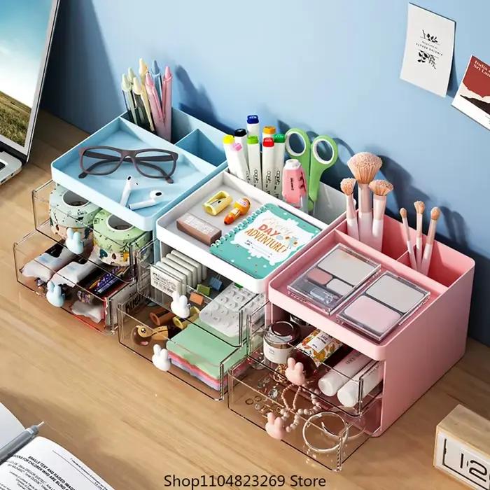 Petit organisateur de bureau avec tiroir