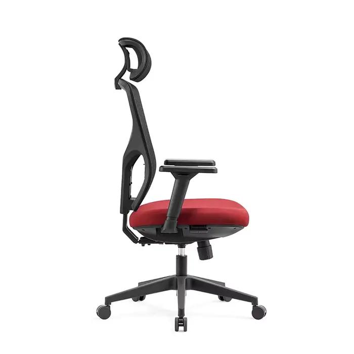 Chaise de bureau ergonomique en maille à dossier haut