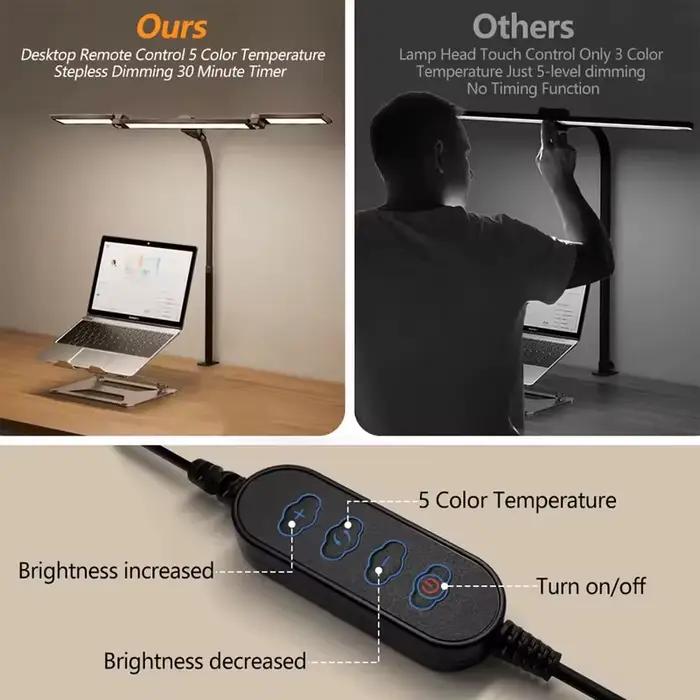 Lampe de bureau LED pour le soin des yeux