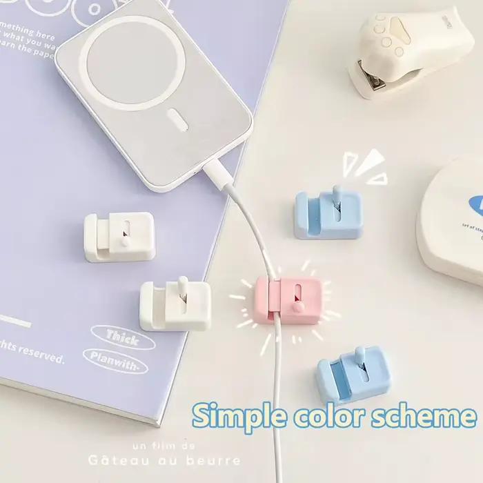 Clip de gestion des câbles pour bureau - Organisateur