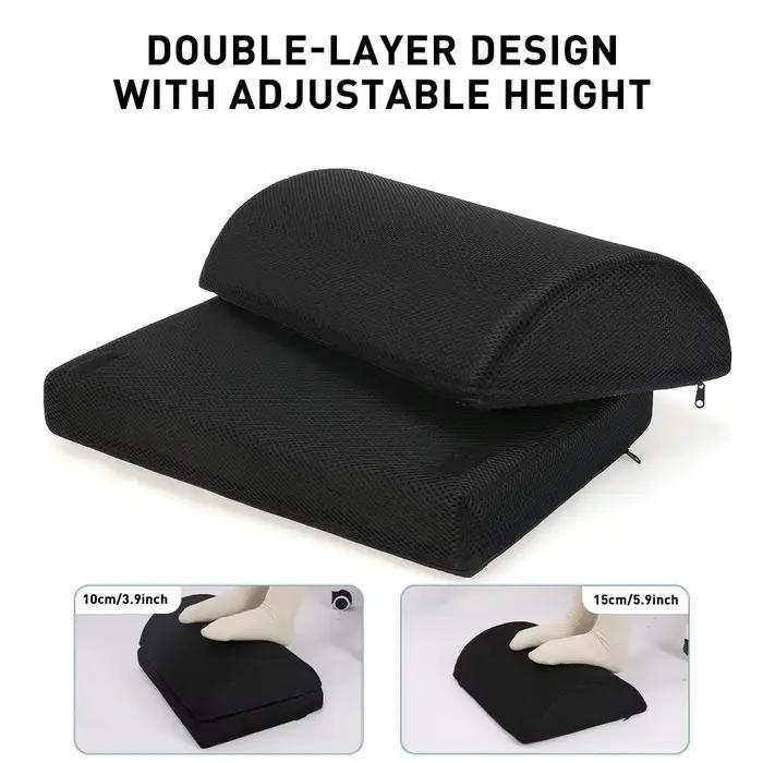 Repose-pieds ergonomique sous le bureau pour usage professionnel