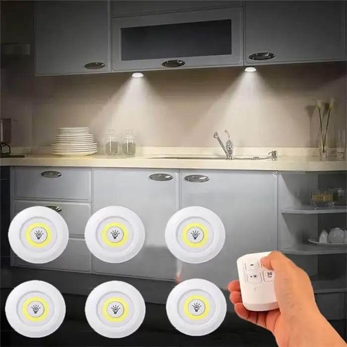 Veilleuse LED à Intensité Variable pour Sous-Meubles Éclairage Doux avec Télécommande Blanc Bleu Marine Vert Foncé Occasions Spéciales