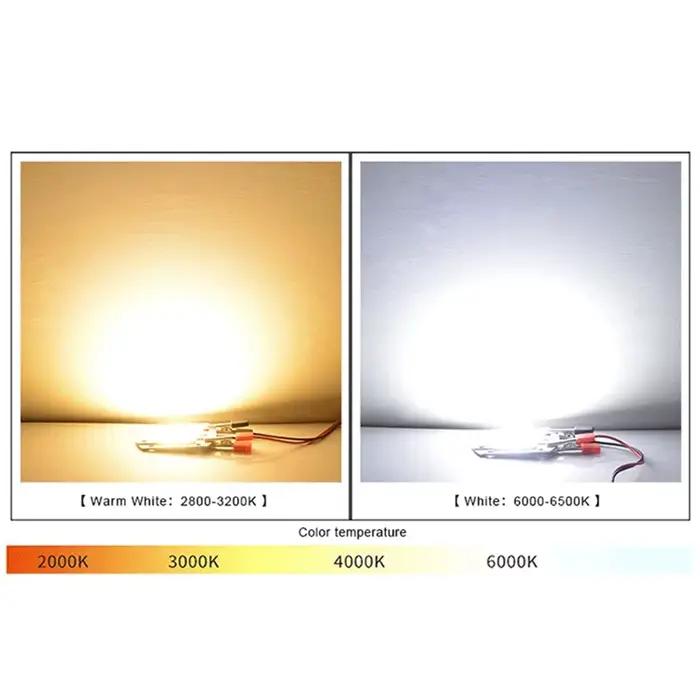 COB lampe à LED puce AC 220V LED ampoule 10W 20W 30W 50W IP65 haute puissance Smart IC bricolage projecteur