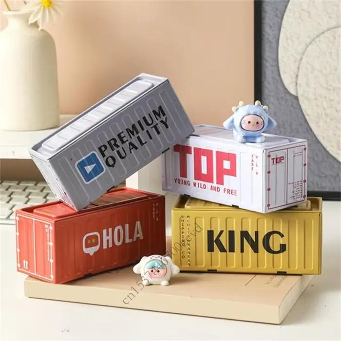 Boîte de rangement en métal moderne pour bureau à domicile rectangle multifonctionnelle élégante à offrir occasions spéciales