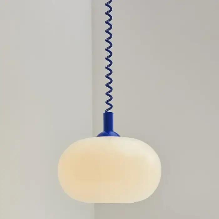 Bauhaus lampe à suspension en verre lustres suspendus minimalistes L luminaire pour salon Restaurant cuisine chambre