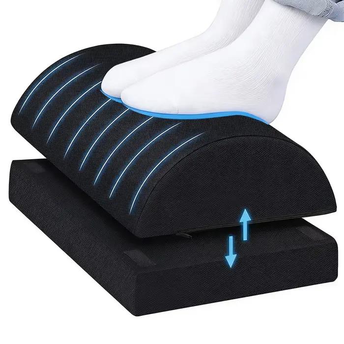 Repose-pieds ergonomique sous le bureau pour usage professionnel