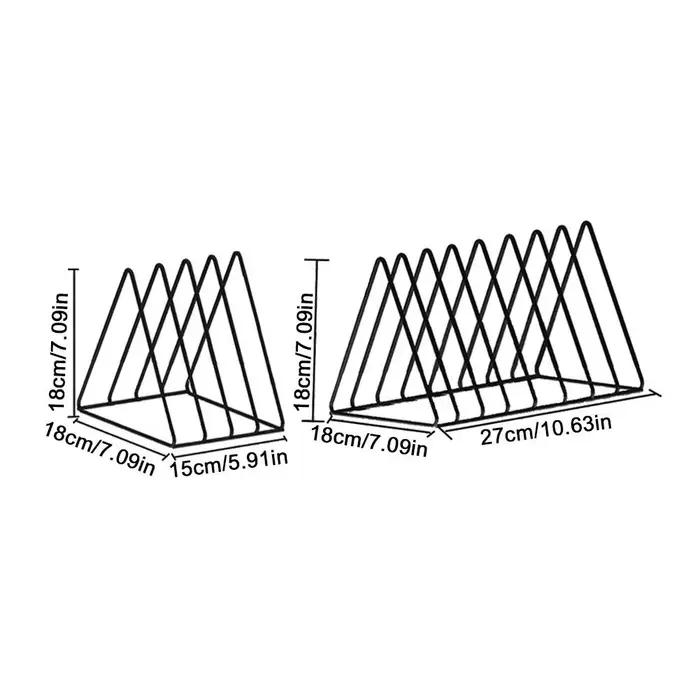 Étagère de rangement 5/9 compartiments pour disques vinyles et magazines