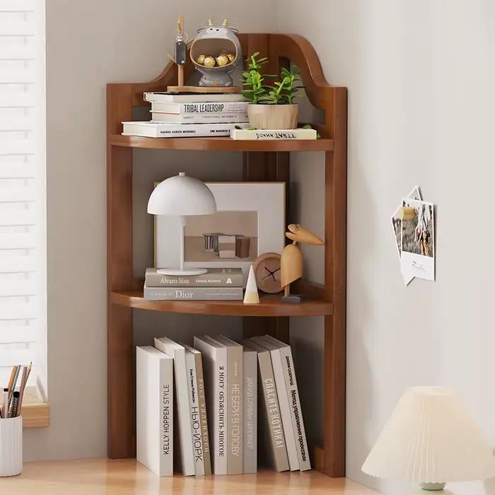 Étagère d'angle de bureau pour dortoir