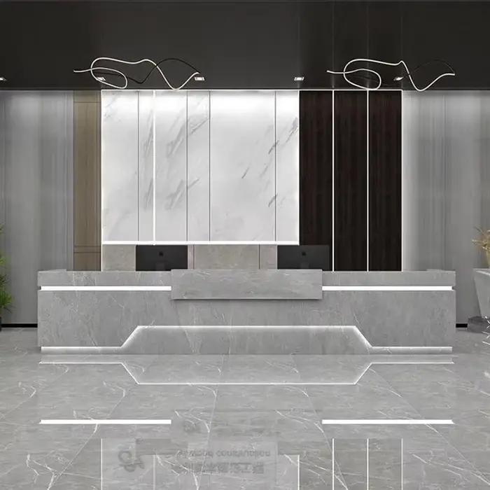 Bureau De réception Design De beauté Salon moderne Simple comptoir De Bar De luxe