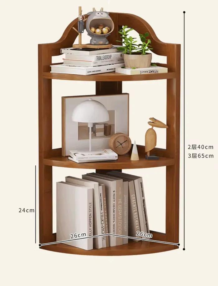 Étagère d'angle de bureau pour dortoir