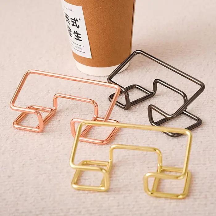 Porte-cartes de visite pour bureau, présentoir cadeau, fournitures de bureau