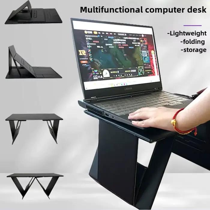 Support d'ordinateur portable pliable multifonctionnel