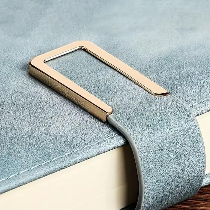 Carnet vintage en cuir A5 avec couverture souple personnalisée - parfait pour les réunions d'affaires et la vie universitaire