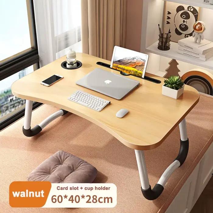 Table d'ordinateur portable, table de lit, table pliable, table d'étude