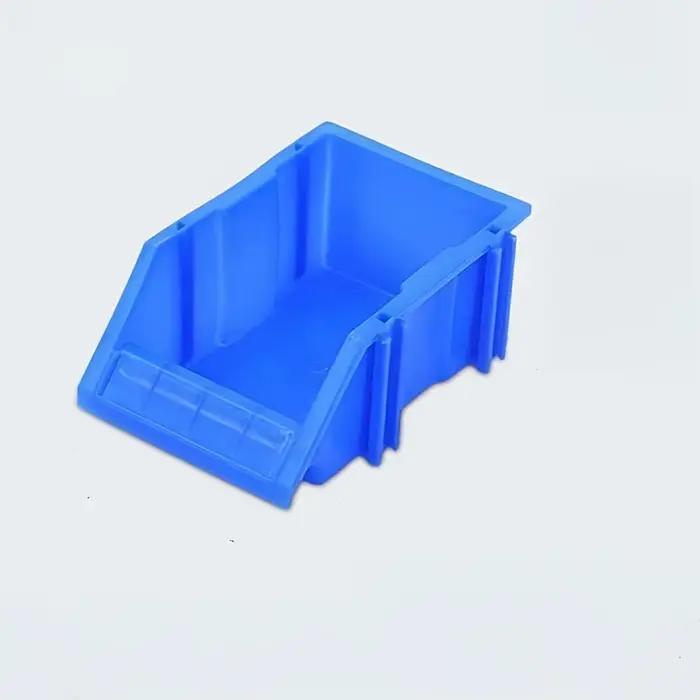 Bacs de rangement empilables pour matériel en plastique bleu robuste pour garage atelier maison occasions spéciales organisation efficace
